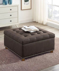 Solid Round Wooden Furniture Legs Set Of Four With Predrilled M8 Screw Threads For Diy Couch Dresser And Chair Swap To Level Up Your Home With Zero Hassle on tufted brown ottoman with books
