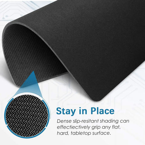 Ultra Smooth Premium Textured Mouse Pad 8.0 By 7.5 Inch With Non Slip Rubber Base Fully Washable Fade Resistant For Office And Home