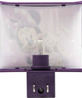 Minnie Mouse Wrap Shade LED Night Light Kid-Friendly Plug-In Wall Night Light With Dusk-To-Dawn Sensor For Kids Bedrooms Nurseries Playrooms Bathrooms Soft Pink Finish