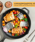 Cast Iron Skillet Set 6 Inch 8 Inch 10 Inch Pre Seasoned Ready To Use Nonstick Naturally Oil Coated Heavy Duty Pro Restaurant Quality
