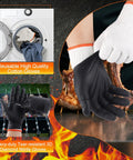 Dual Layer Heat Resistant BBQ Gloves With Nitrile And Cotton Liners 10 Mil Thick Non Slip Grip For Grilling Smoking And Handling Hot Meat Large Black Set, showing use in grilling and washing context.