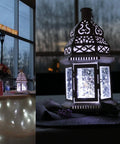Battery Operated Fairy Lights Six Pack No Remote Waterproof Firefly String Lights On Silvery Copper Wire With Twenty LEDs Each Seven Feet Long For Wedding Patio Bedroom Christmas Decor Cool White lantern display.