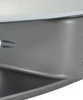 Close-up of Right Headlight Bezel Replacement for 2004-2009 GMC Topkick C4500 C5500 and Chevy Kodiak C4500 C5500 Passenger Side