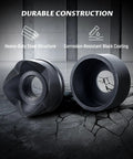 Heavy Duty Metal Knockout Punch Kit components with heavy-duty steel structure and corrosion-resistant black coating.