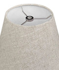 Black Linen Cone Barrel Lamp Shade Set Of 2 For Floor And Table Lamps, 7x14x9 Inches, Fabric Shade With Spider Fitting Requires Harp