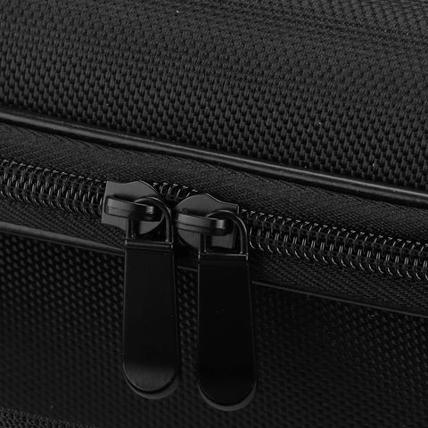 Close-up of quick access zipper on Remote Controller Storage Bag For Drones And RC Gear Durable Nylon EVA Case With Flip Cover
