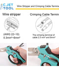 8 Inch Stainless Angle Electrician Scissors Heavy Duty Pro Tool highlighting wire stripper and crimping terminal features.