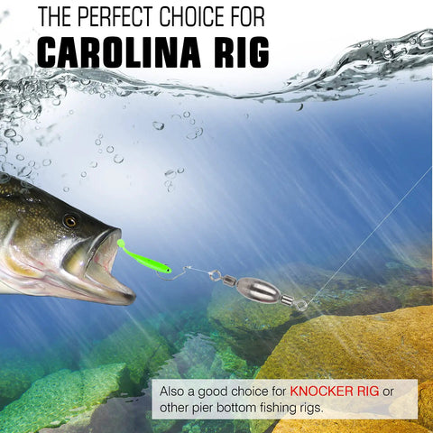 Drop Shot Brass Bullet Sinker Weights With Swivel For Freshwater And Saltwater Fishin Removable Casting Sinker Weights For Quick Drops And Better Bait Presentation with fish