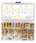 DIY Go To Thread Repair Kit With 102 Pcs Self Tapping Thread Inserts In High Carbon Steel For M2 To M14, open case