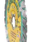 Side view of Gator Blade Supreme 7 Inch Diamond Saw Blade for Masonry Concrete Stone Granite Wet or Dry with Continuous Rim Turbo Segments