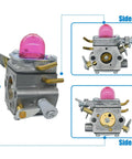 330LK Carburetor Tune Up Kit for Husqvarna 130L 130C Weedeater Trimmer Replacement Kit, front and side views.