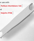 Pro Grade Heavy Duty Fountain Pen Repair And Disassembly Wrench For Nib And Piston Removal Stainless Steel Tool displayed