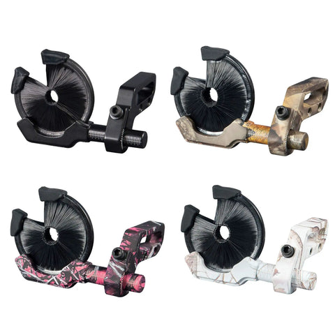 Full Containment Brush Arrow Rest For Archery With Adjustable, Replaceable Launcher And All Weather Build in four colors
