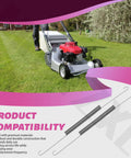 Lawn mower on grass with 2 Pack 732-04612 Extension Spring For Troy-Bilt Cub Cadet Craftsman Lawn Tractors below image