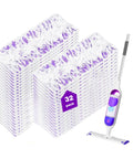 32 Count Disposable Power Mop Refills For Swiffer Power Mop, Deep Cleaning Pads With Built In Scrubbing Strips For Quick, Mess Free Sweep And Streak Free Shine. 32-pack refills shown with mop