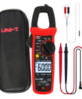 UT204R Digital Clamp Meter With Auto Ranging, True RMS, 6000 Counts, with carry case and probes shown