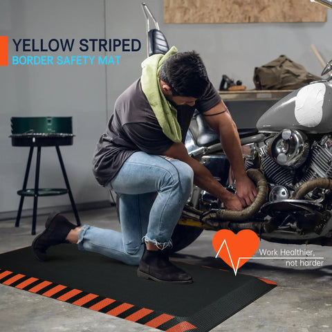 Anti Fatigue Standing Mat For Work, Industrial-Grade Ergonomic Floor Cushion With High-Density Memory Foam, 20 By 32 Inches