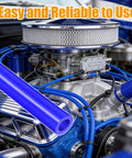 Ultimate Auto Vacuum Hose Kit With 6 Ft Silicone Tubes And 115 Nylon Connectors For Hot Rods And Muscle Cars Plus Quick Fix Fittings on engine bay