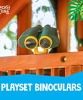 Rotating Playset Binoculars For Kids Green And Yellow Durable Polyethylene With Sun Fade Resistant Finish on playset
