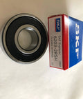 6203 2RSH Radial Deep Groove Ball Bearing with dual seals and packaging, 17 mm bore, 40 mm OD, 12 mm width, made of bearing steel.