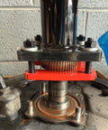 Close-up of Rear Axle Bearing Puller And ABS Tone Ring Installer Kit for Toyota 4Runner Tacoma Tundra Hilux in use