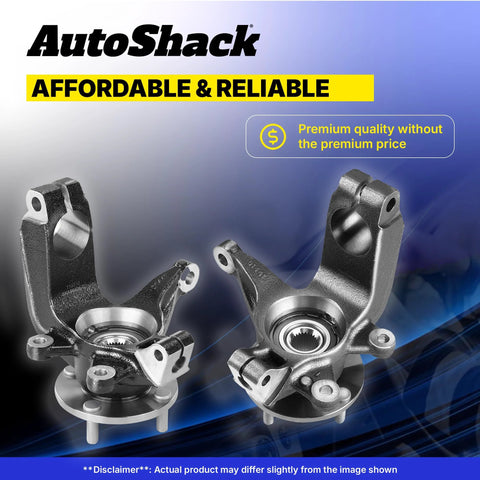 Front right steering knuckle and wheel bearing hub assembly for 2005-2012 Ford Escape, 2005-2011 Mercury Mariner, 2008-2011 Mazda Tribute
