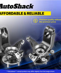 Left Front Steering Knuckle And Wheel Bearing Hub Assembly For 2012 Through 2017 Toyota Camry One Piece Replacement