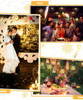 8 Pack Dope Starburst LED Firework Fairy Lights With Remote Control Battery Operated Outdoor Hanging String Lights 120 LEDs 8 Modes Perfect For Garden Christmas Parties And Wedding Decor in various settings