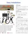 Toyota Wireless CarPlay Retrofit Kit installation guide with wiring layout and connection tips for Entune 2.0 Touch 2 systems.