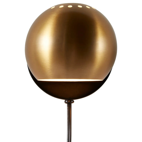 Gold Mid Century Modern Wall Mounted Plug In Sconce 7.25 Inch Height Cool Finish Vibe Ready To Highlight Hallways Or Gallery Walls