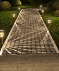 Six Pack Solar Pathway Lights Outdoor Dimmable 10 to 40 Lumens Waterproof IP65 Garden Landscape Lighting illuminating pathway