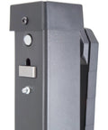 DLx-SF Marine Jack side view, swivel, 2,000 lb capacity, gray metal