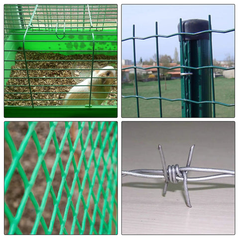 Galvanized Hog Rings Set For Upholstery And Fencing, Three Quarters Inch, 420 Pieces Used in Animal Cage and Fencing Applications
