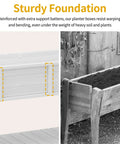 Raised Garden Bed On Wheels With Legs And Lockable Casters, Weather Resistant HDPE Elevated Planter Box, sturdy wooden design.