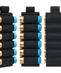 10 Pack 6 Round Buttstock Shell Holder For 12 Gauge Shotgun Shell Carrier Side Saddle With MOLLE Utility Pouch Hook And Loop