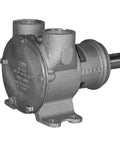Tough As Nails Marine Engine Cooling Pump Featuring Flexible Impeller And Legit Solid Pedestal Mount For Smooth Boat Cruising At 62 Gallons Per Minute Of Raw Bronze Muscle, metal construction.