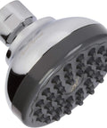 Beast Mode Water Pressure Shower Head with 3 Inch Spray Face, polished chrome, 42-nozzle, wall mount, anti clog nozzles