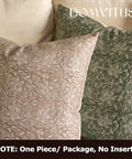 Floral Throw Pillow Cover 18x18 Inch One Sided Front Floral Print Back Plain Cotton for Couch Sofa Bed Living Room Neutral Camel Decor Vintage Block Print Accent Pillow Cover for Modern Home, beige and green floral pillows