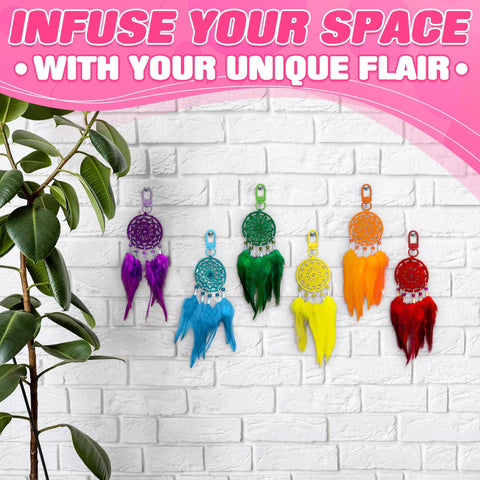 Premium Metal Lobster Clasps With Smooth Rollin Rings For Custom Keychains And Craft Supplies in vibrant colors hanging on a wall.