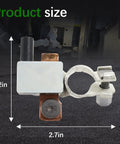 Direct Swap Battery Monitor Sensor Module For Chevy Gmc Buick Cadillac 2016 To 2023 Oe Number 13545954 shown with dimensions 2.2in height and 2.7in width.