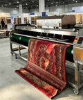 Professional Automatic Industrial Washer Dryer That Kills Stubborn Carpet Dirt Without A Sweat And Delivers Serious Bang For Your Buck While Keeping Commercial Floors Looking Spotless Under Heavy Daily Wear in a large exhibition space.