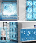 Commercial Ice Maker Machine For Restaurants And Bars Big Industrial Freestanding Stainless Steel Ice Machine internal components