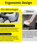 Ergonomic Bike Handlebar Grips With Anti Slip Rubber For MTB Road And Folding Bikes No Sweat Shock Absorbing Comfort