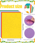 482 Piece DIY Flower Cutouts Set With Colorful 2 Sided Cardstock Flowers Die Cuts And Glue Points For Kids Spring Crafts