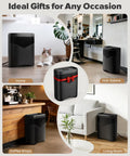 Touchless Vacuum Automatic Dustpan With 6L Capacity, 20Kpa Corded Canister Vacuum in various settings: home, salon, coffee shop.
