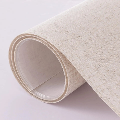 Rolled linen fabric material for DIY Linen Drum Lamp Shade 13 Inch Top 13 Inch Bottom 10 Inch High Easy To Set Up For Table Lamp Bedside Lamp