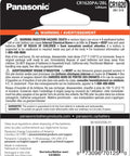 Top Tier CR1620 3V Lithium Coin Cell Batteries Packaged In Secure Child Proof Blister Packs safety warning label.