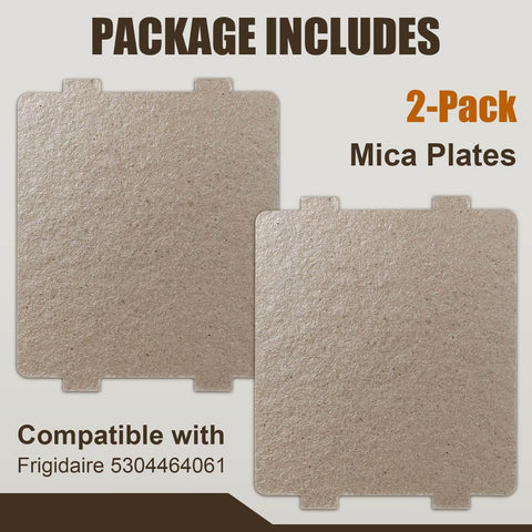 Waveguide Cover for Microwave Oven Replacement 5304464061 Mica Plate Sheets Two Pack Durable Repair Part image