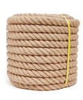Beefy Heavy Duty Jute Rope One And A Half Inch By Fifty Feet Natural Twisted Jute Rope For Do It Yourself Projects Crafts Gardening
