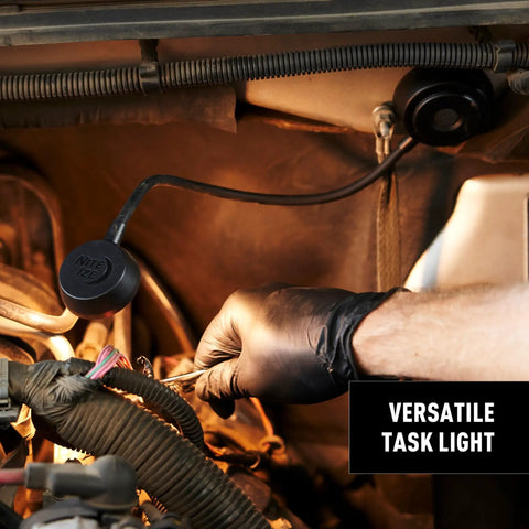 Radiant Flex Rechargeable Lamp With Bendable Gooseneck And Magnetic Base For Hands Free Illumination illuminating car engine